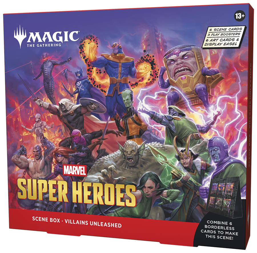 Magic: The Gathering Marvel Super Heroes Scene Box(Hero or Villian)