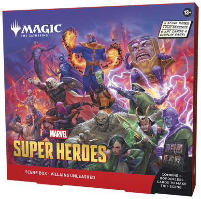 Magic: The Gathering Marvel Super Heroes Scene Box(Hero or Villian)