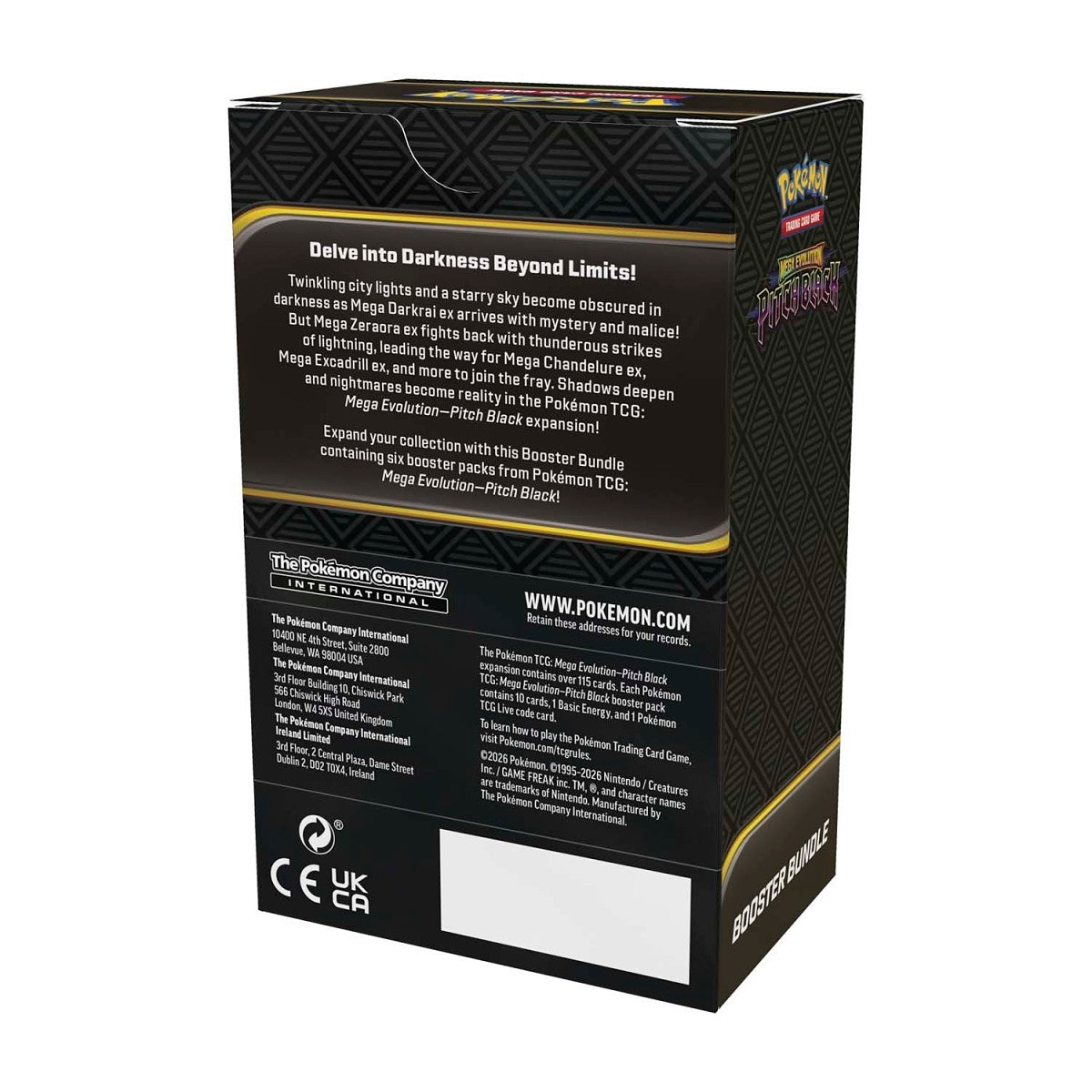 Pokémon TCG: Mega Evolution-Pitch Black Booster Bundle