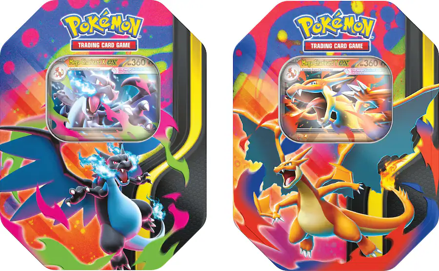 Pokémon TCG: Mega Charizard Tin(1 of 2 Styles)