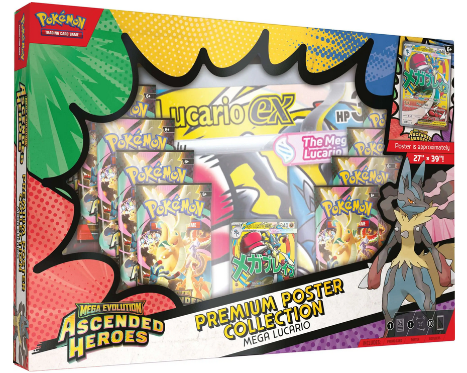Pokémon Trading Card Game: Ascended Heroes Premium Poster Collection-Riolu