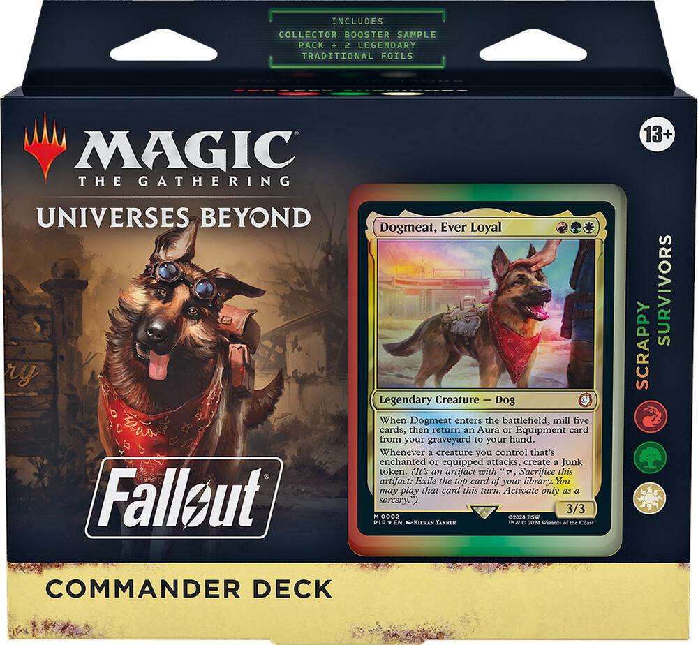Magic The Gathering: Scrappy Survivors Commander Deck - Universes Beyond: Fallout (PIP)