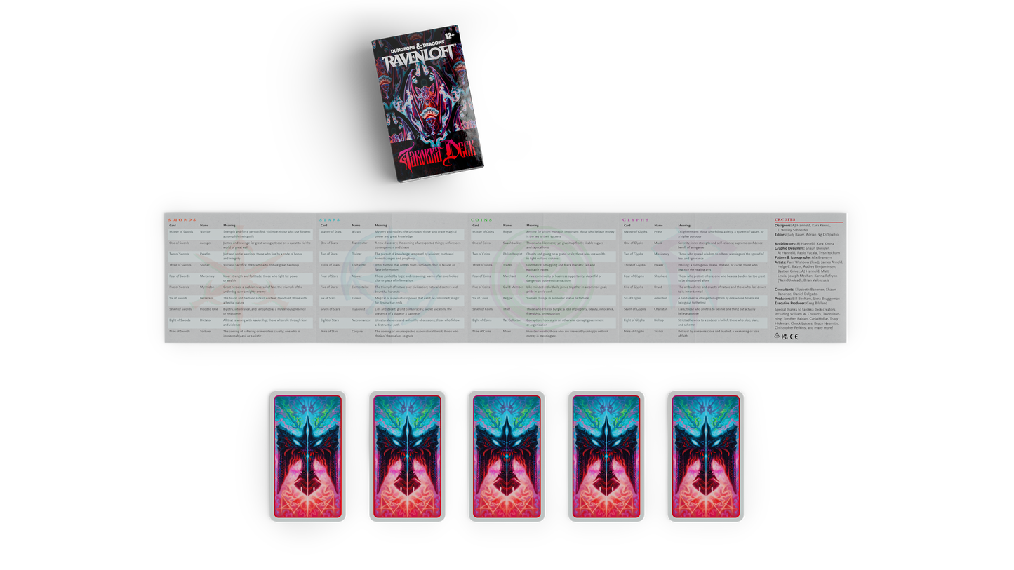 Dungeons & Dragons Ravenloft: The Horrors Within - Tarokka Deck