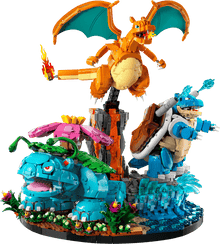 Lego x Pokemon Venusaur, Charizard and Blastoise