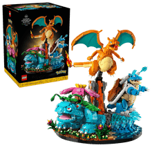 Lego x Pokemon Venusaur, Charizard and Blastoise